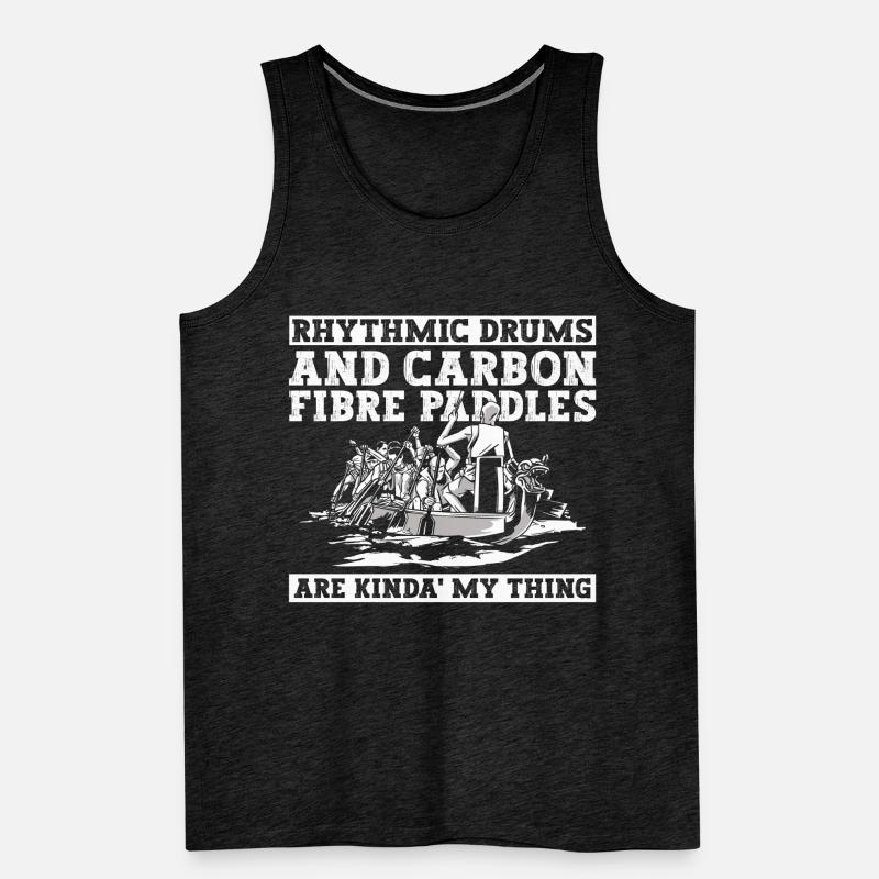 Drachenboot Und Drachenboot Paddeln Männer Premium Bio Tank Top