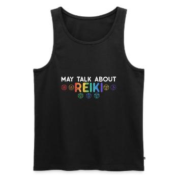 Reiki Ppraktiker Und Ganzheitliches Reiki - Débardeur bio Premium Homme - noir - Devant - Michal (187cm)