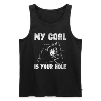 Baggerführer Bagger Baggerfahrer - Männer Premium Bio Tank Top - Schwarz - Vorne - AI Model Male 178 light (178cm)