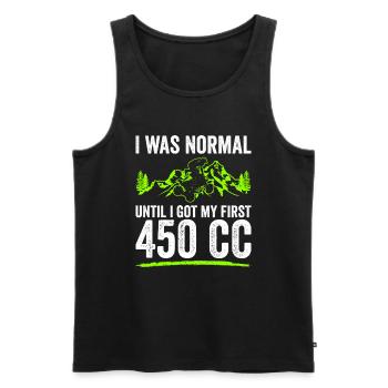 Quad Quadfahrer - Men's Premium Organic Tank Top - black - Front - AI Model Male 178 light (178cm)