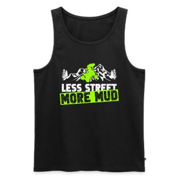 Quadfahrer ATV Quad Fahren - Men's Premium Organic Tank Top - black - Front - AI Model Male 178 light (178cm)