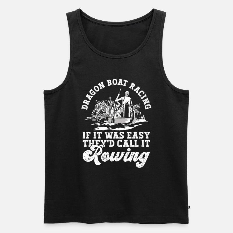 Drachenbootrennen Und Drachenboottrainer - Men's Premium Organic Tank Top - black
