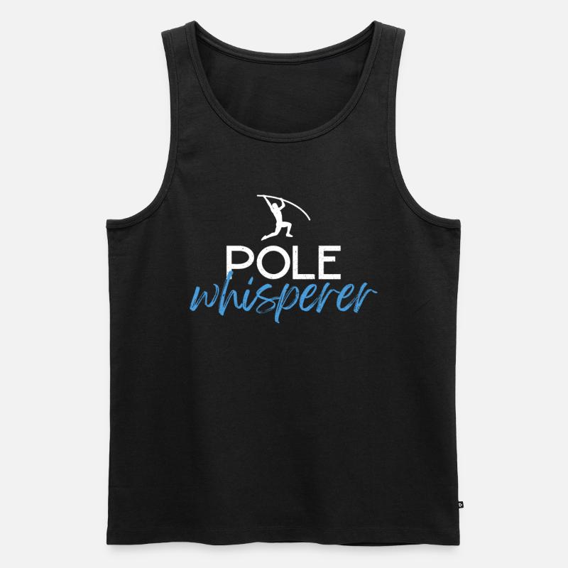 Stabhochsprung Stabhochspringen - Männer Premium Bio Tank Top - Schwarz