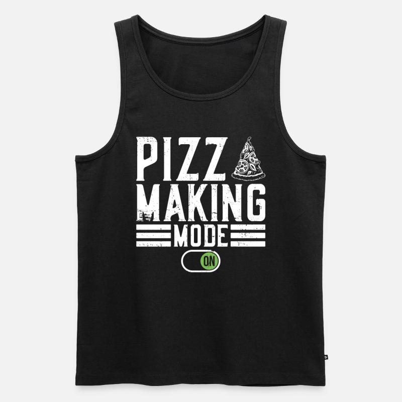 Pizza Making Mode Hobby Pizzabäcker - Männer Premium Bio Tank Top - Schwarz