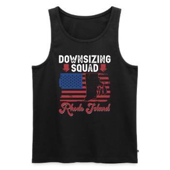 Gewichtsverlustchirurgie Und - Männer Premium Bio Tank Top - Schwarz - Vorne - AI Model Male 178 light (178cm)