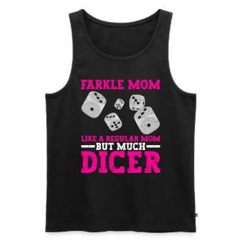 Farkle Mom Design Für Farkle Dice Mutter - Débardeur bio Premium Homme - noir - Devant - Michal (187cm)