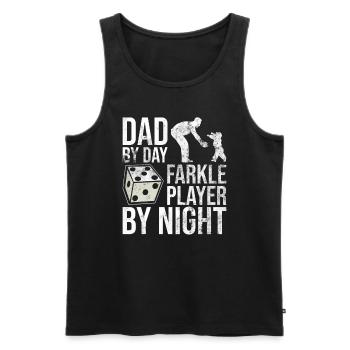 Farkle Dad Design Für Farkle Spieler Vater - Débardeur bio Premium Homme - noir - Devant - Michal (187cm)