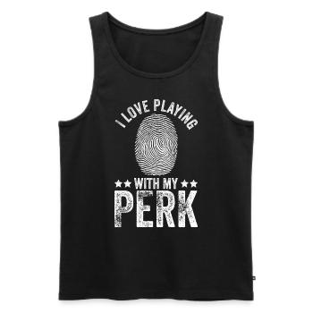 Forensisches Kriminologie-design Für Forensische - Männer Premium Bio Tank Top - Schwarz - Vorne - AI Model Male 178 light (178cm)