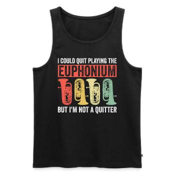 Euphonium Brasss Orchestra Design Für - Men's Premium Organic Tank Top - black - Front - Michal (187cm)