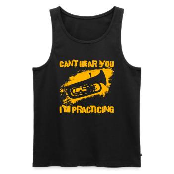 Euphoniumist Design Für Euphonium - Men's Premium Organic Tank Top - black - Front - Michal (187cm)