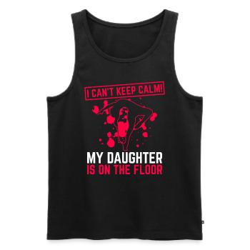 Baton Mom Design Für Baton Twirler Mutter - Männer Premium Bio Tank Top - Schwarz - Vorne - AI Model Male 178 light (178cm)