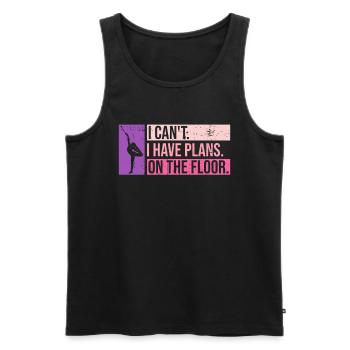 Baton Twirler Design Für Majorette Cheerleader - Débardeur bio Premium Homme - noir - Devant - AI Model Male 178 light (178cm)