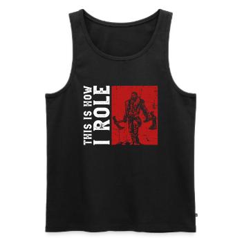 Fantasy Rollenspiel Und Live Action Rollenspiel - Männer Premium Bio Tank Top - Schwarz - Vorne - AI Model Male 178 light (178cm)