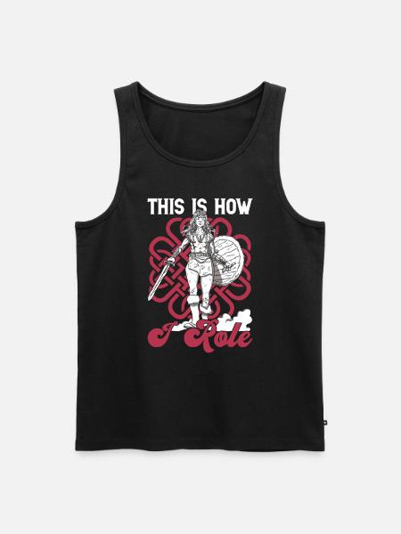 Rpg-rollenspiele Und Larper - Männer Premium Bio Tank Top - Schwarz