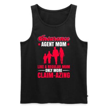 Versicherungsagent Mom Design Für - Débardeur bio Premium Homme - noir - Devant - Michal (187cm)