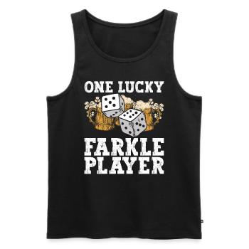 Farkle St. Patricks Design Für Bunco-spieler St. - Débardeur bio Premium Homme - noir - Devant - Michal (187cm)