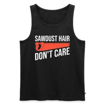 Bodeninstallationsdesign Für Den Bodenbelagsbau - Männer Premium Bio Tank Top - Schwarz - Vorne - Michal (187cm)