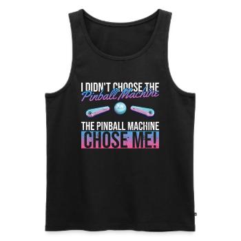 Flipperautomaten-sammler-design Für Klassischen - Men's Premium Organic Tank Top - black - Front - Michal (187cm)