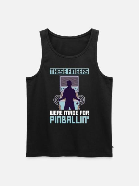 Flipper-arcade-spieldesign Für - Men's Premium Organic Tank Top - black