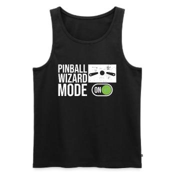 Flipper-flipping-machine-design Für - Men's Premium Organic Tank Top - black - Front - AI Model Male 178 light (178cm)