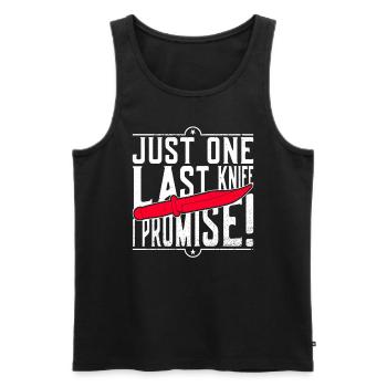 Messersammler Und Messersammler - Männer Premium Bio Tank Top - Schwarz - Vorne - Michal (187cm)
