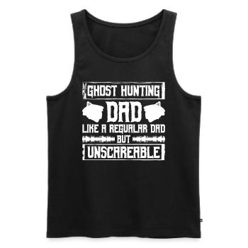 Geisterjagd-vater-design Für Paranormalen - Männer Premium Bio Tank Top - Schwarz - Vorne - Michal (187cm)