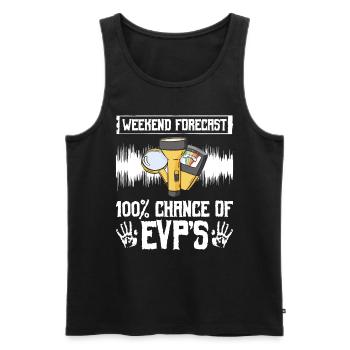 Paranormales Ermittlerdesign Für Paranormale - Männer Premium Bio Tank Top - Schwarz - Vorne - Michal (187cm)