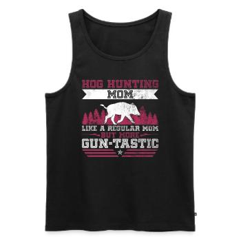 Schweine-gunting-mom-design Für - Débardeur bio Premium Homme - noir - Devant - Michal (187cm)