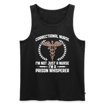 Correctional Rn Design Für - Débardeur bio Premium Homme - noir - Devant - Michal (187cm)