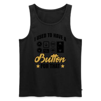 Pensionierter Aufzugsmechaniker Design Für Einen - Men's Premium Organic Tank Top - black - Front - Michal (187cm)