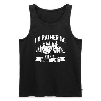 Cub Matser Design Für Einen Pfadfinderführer - Men's Premium Organic Tank Top - black - Front - AI Model Male 178 light (178cm)