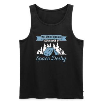 Jungpfadfinder-design Für Einen Pfadfinderführer - Men's Premium Organic Tank Top - black - Front - AI Model Male 178 light (178cm)