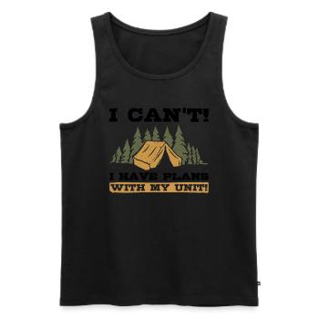 Cub Scouting Design Für Einen Pfadfinderführer - Men's Premium Organic Tank Top - black - Front - AI Model Male 178 light (178cm)