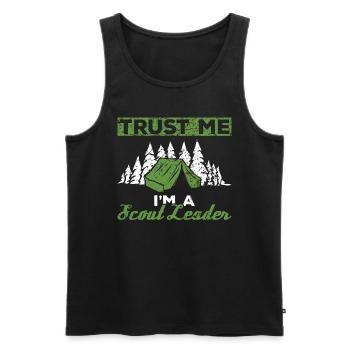Cub Master Design Für Einen Pfadfinderführer Und - Men's Premium Organic Tank Top - black - Front - AI Model Male 178 light (178cm)