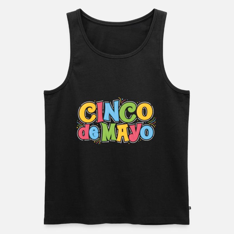 Cinco de Mayo 5 de mayo - Männer Premium Bio Tank Top - Schwarz