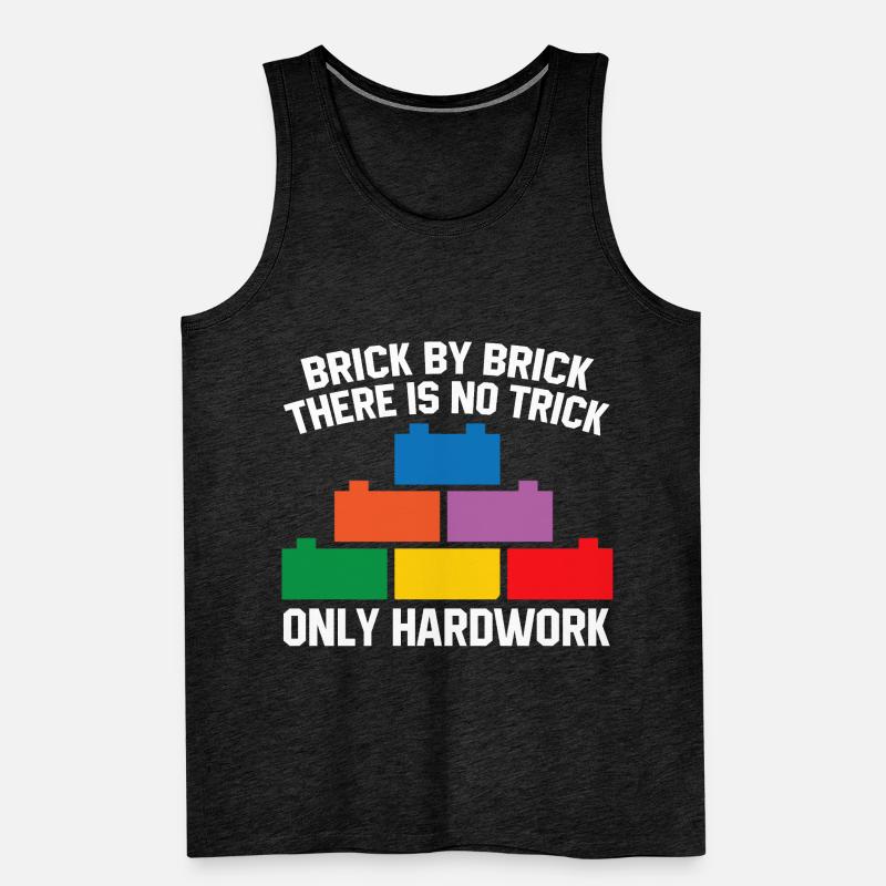 Brick Builder Brick Building Master Builder Men's Premium Organic Tank Top