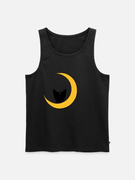 moon cat - Männer Premium Bio Tank Top -