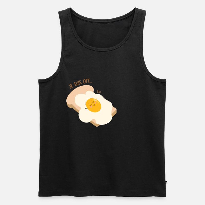 Ei schläft - Männer Premium Bio Tank Top - undefined