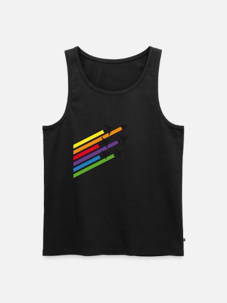 Aircraft strips - Men's Premium Organic Tank Top -