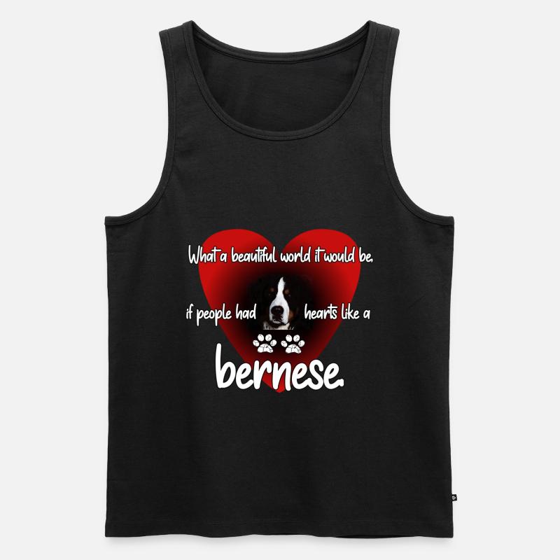 Berner - Männer Premium Bio Tank Top - Schwarz