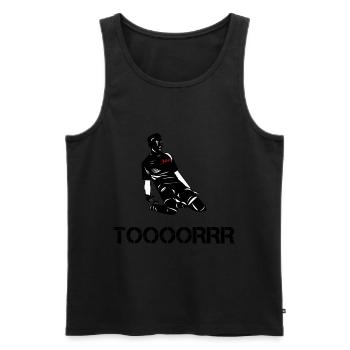 Tor Toooorrr Fußball Fußballer - Männer Premium Bio Tank Top - Schwarz - Vorne - AI Model Male 178 light (178cm)