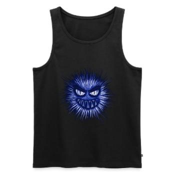 Monster - Männer Premium Bio Tank Top - Schwarz - Vorne - AI Model Male 178 light (178cm)