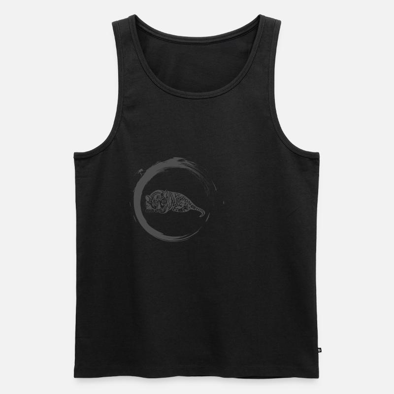 Tiger - Männer Premium Bio Tank Top - undefined