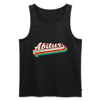 Abi 2023 Abitur Abiturient - Männer Premium Bio Tank Top - Schwarz - Vorne - Michal (187cm)