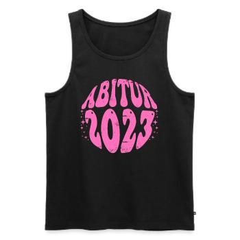 Abi 2023 Abitur Abiturienten - Männer Premium Bio Tank Top - Schwarz - Vorne - Michal (187cm)