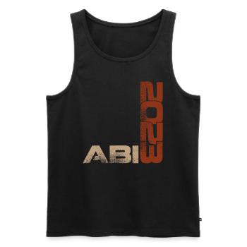 Abi 2023 Abitur Abiturienten - Männer Premium Bio Tank Top - Schwarz - Vorne - AI Model Male 178 light (178cm)