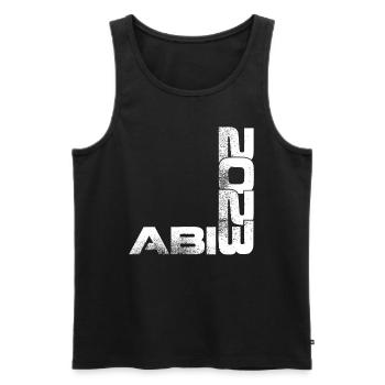 Abi 2023 Abitur Abiturienten - Männer Premium Bio Tank Top - Schwarz - Vorne - AI Model Male 178 light (178cm)