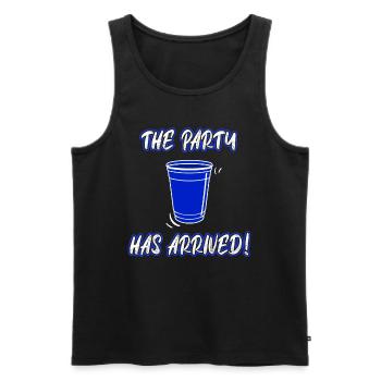 The celebration can start Spring Break Holiday Party - Men's Premium Organic Tank Top - black - Front - Michal (187cm)