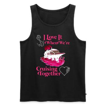 Croisière ensemble Vacances de printemps - Débardeur bio Premium Homme - noir - Devant - Michal (187cm)