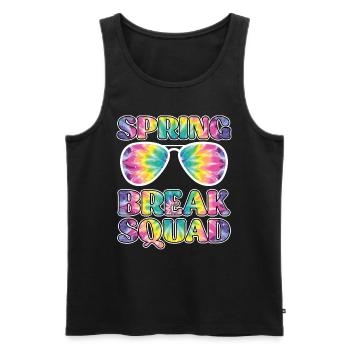 Spring Break Squad Sommerferien Spring Break - Männer Premium Bio Tank Top - Schwarz - Vorne - Michal (187cm)
